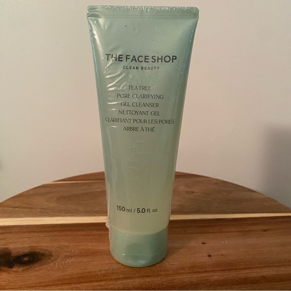 The Face Shop Tea Tree Pore Clarifying Gel Cleanser 5.0 Fl oz 150 ml New Sealed